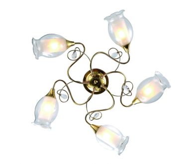 Купить Потолочная люстра Arte Lamp Mughetto A9289PL-5GO Потолочная люстра Arte Lamp Mughetto A9289PL-5GO