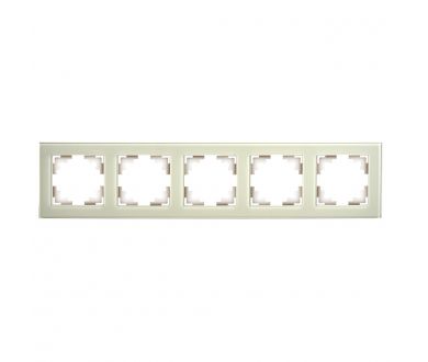 Купить Рамка 5-местная Stekker Катрин GFR00-7005-07 49039 Рамка 5-местная Stekker Катрин GFR00-7005-07 49039