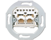 Розетка телефонная Jung UAE2X8UPO