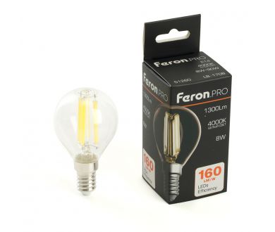 Купить Лампа светодиодная Feron LB-1708 E14 8W 4000K 51260 Лампа светодиодная Feron LB-1708 E14 8W 4000K 51260