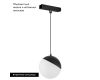 Трековый магнитный светильник Arlight MAG-VIBE-EMISFERO-HANG-R100-6W Day4000 (BK, 130 deg, 48V) 044165