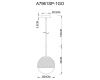 Подвесной светильник Arte Lamp Jupiter Gold A7961SP-1GO