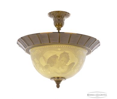 Купить Потолочный светильник Bohemia Ivele Crystal 7091P/44/LS GW Angel Потолочный светильник Bohemia Ivele Crystal 7091P/44/LS GW Angel