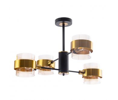 Купить Люстра на штанге Arte Lamp Carlo A8205SP-4BK Люстра на штанге Arte Lamp Carlo A8205SP-4BK