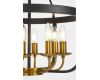 Подвесная люстра Lumina Deco Berling LDP 8024-8 BK+MD