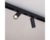 Трековый магнитный светильник Arlight MAG-SPOT-25-R90-9W Warm3000 (BK, 30 deg, 24V, DALI) 046310