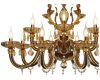 Подвесная люстра iLamp Asia 81069-8+4 BR