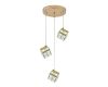 Подвесной светильник Indigo Radioso 12048/3P Gold V000134L