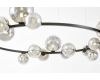 Подвесная люстра Lumina Deco LDP 7033-24 BK+GY