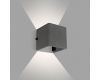 Уличный настенный светильник Arlight LGD-PERAN-WALL-S120x120-6W Warm3000 (BK, 0-80 deg, 230V) (IP65 Бетон) 051748