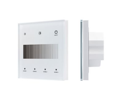 Купить Сенсорная панель Arlight SMART-DALI-301-11-1G-4SC-DT6 Белая (230V, встраиваемая, 2.4G) (IARL, IP20 Пластик) 046561 Сенсорная панель Arlight SMART-DALI-301-11-1G-4SC-DT6 Белая (230V, встраиваемая, 2.4G) (IARL, IP20 Пластик) 046561