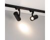 Трековый трехфазный светильник Arlight LGD-URANUS-4TR-R75-18W/25W Warm3500-MIX (BK, 20-50 deg, side holder, 230V) (IP20 Металл) 055807