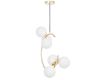 Подвесная люстра Lumina Deco Bonio LDP 7031-6 F.GD