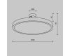 Трековый магнитный светильник Maytoni Technical Plato Flarity TR153-1-10W3K-PT