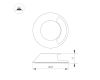 Накладка Arlight ART-DECK-CAP-LID1-R65 (SL, STEEL) 045349