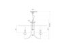 Подвесная люстра Maytoni Roma ARM006PL-08G