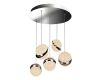 Подвесная светодиодная люстра iLedex CRystal Ball C4474-5R CR
