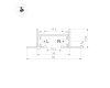 Шинопровод Arlight LGD-2TR-TRACK-F-1000-BK-M (C) 038672