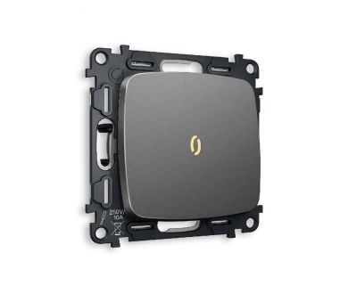 Купить Комплект механизма 1-кл проходного выключателя с подсветкой Ambrella Volt Omega MO652030 Комплект механизма 1-кл проходного выключателя с подсветкой Ambrella Volt Omega MO652030