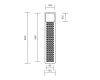 Настенный светильник Maytoni Golthic MOD474WL-L30B3K
