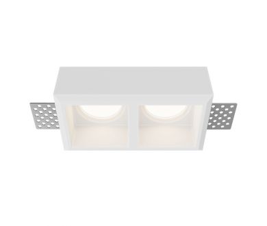 Купить Встраиваемый светильник Maytoni Technical Gyps Modern DL131-GU10-02-W Встраиваемый светильник Maytoni Technical Gyps Modern DL131-GU10-02-W