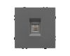 Розетка компьютерная софт-тач серый базальт Arlight SCT-MPC1-SFPL-GR (RJ-45, CAT6) 054307(1)