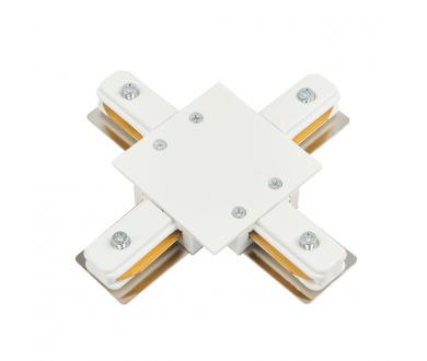 Купить Х-образный коннектор для однофазного шинопровода Myfar Accessories for Single MT0102-CX-W Х-образный коннектор для однофазного шинопровода Myfar Accessories for Single MT0102-CX-W