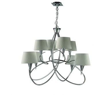 Купить Подвесная люстра Mantra Mara Chrome - White 1654 Подвесная люстра Mantra Mara Chrome - White 1654