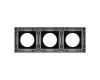 Рамка 3-местная алюминиевая Arlight FRM-PRESTO-ALR-3-GR 043873