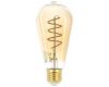 Лампа светодиодная Эра E27 7W 2400K F-LED ST64-7W-824-E27 spiral gold Б0047665