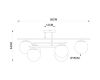 Потолочная люстра Arte Lamp Alcor A2224PL-6BK