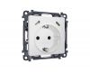 Комплект механизма электрической розетки 2USB С+C 20W с/з на винтовых зажимах 16A-250V Alfa Белый матовый Quant Ambrella Volt MA130510 (AP1305, VM165)