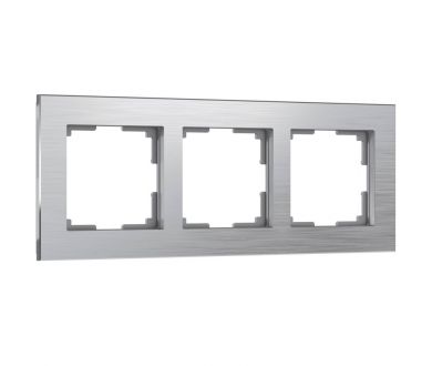 Купить Рамка на 3 поста Werkel Aluminium алюминий W0031706 4690389158063 Рамка на 3 поста Werkel Aluminium алюминий W0031706 4690389158063