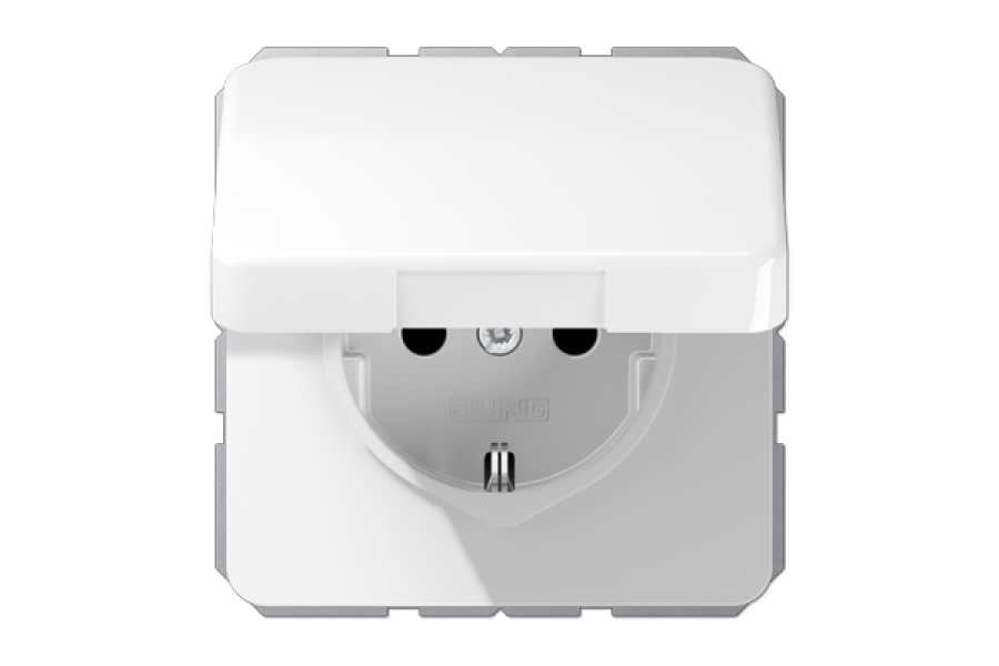 Розетка Schuko Jung CD1521BFKLWW