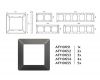 Рамка двухместная Ambrella Volt Line AF110652