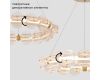 Подвесная люстра Crystal Lux RICH SP38W LED