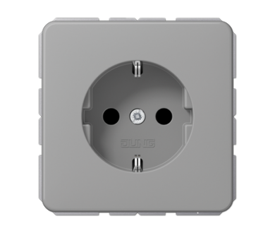 Купить Розетка штепсельная Schuko Jung CD1520BFGR Розетка штепсельная Schuko Jung CD1520BFGR