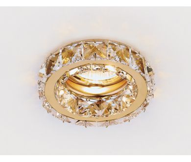 Купить Встраиваемый светильник Ambrella Light K112 CL/G Встраиваемый светильник Ambrella Light K112 CL/G
