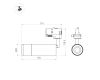 Трековый трехфазный светильник Arlight LGD-GESTIA-TRACK-4TR-R51-10W Warm3000 (BK-NI, 25-50 deg, 230V) (IP20 Металл) 059385