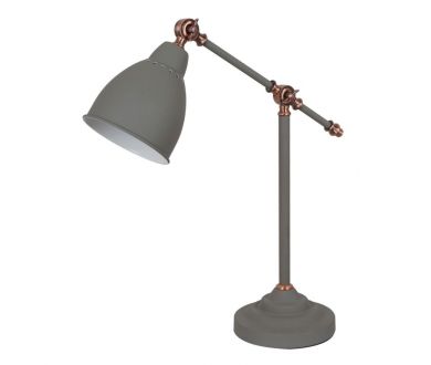 Купить Настольная лампа Arte Lamp Braccio A2054LT-1GY Настольная лампа Arte Lamp Braccio A2054LT-1GY