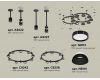 Комплект подвесного светильника Ambrella Light Techno Ring XR92221101 (A9222, A9227, C9238, C9232, N8113, N8141)