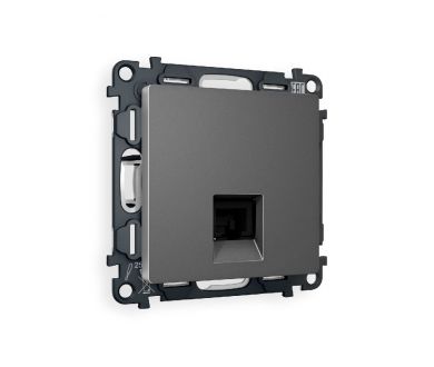 Купить Комплект механизма компьютерной розетки RJ-45(8P8C) CAT6 со шторкой Ambrella Volt Alfa MA662010 Комплект механизма компьютерной розетки RJ-45(8P8C) CAT6 со шторкой Ambrella Volt Alfa MA662010