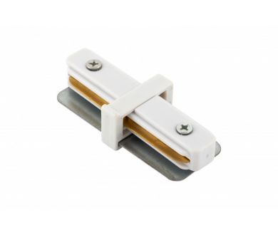 Купить Коннектор прямой Denkirs DK Track White TR1101-WH Коннектор прямой Denkirs DK Track White TR1101-WH