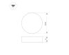 Накладной светильник Arlight IM-RONDO-EMERGENCY-3H-R400-40W Day4000 (WH, 120 deg, 230V) 038735