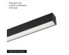 Трековый магнитный светильник Arlight MAG-FLAT-25-L200-6W Warm3000 (BK, 100 deg, 24V, DALI) 046332