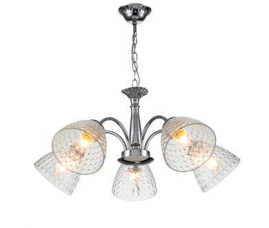 Купить Подвесная люстра Escada Freesia 658/5PL Chrome Подвесная люстра Escada Freesia 658/5PL Chrome