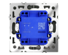 Выключатель двухклавишный с подсветкой Voltum S70 VLS020207 (графит)