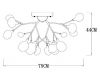Потолочная люстра ARTE Lamp A7274PL-27WH