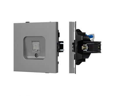 Купить Механизм компьютерной розетки Arlight SCT-TENDO-MPC1-PL-GR (RJ-45, CAT6) 054105 Механизм компьютерной розетки Arlight SCT-TENDO-MPC1-PL-GR (RJ-45, CAT6) 054105