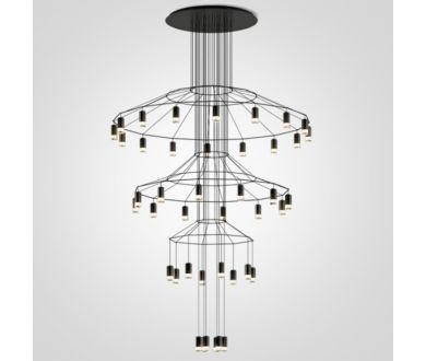Купить Каскадная люстра ImperiumLoft Vibia Wireflow 75393-22 Каскадная люстра ImperiumLoft Vibia Wireflow 75393-22